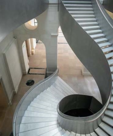 Stairs in the National Librarie of France