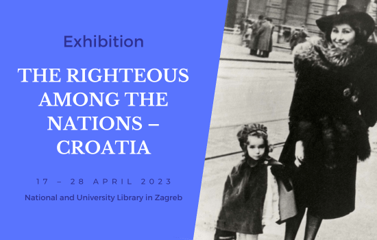 1. The visual identity of “The Righteous Among the Nations – Croatia” exhibition, commemorating the Croats who were rescuing Jewish people during the Holocaust.
