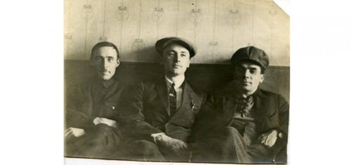 Iouri Ianovski, Ivan Dniprovskyi and Mykola Khvylovyi, in the 1920s - State Archive-Museum of Literature and Art of Ukraine