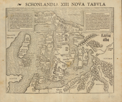 Old map: Schonlandia XIII Nova Tabula