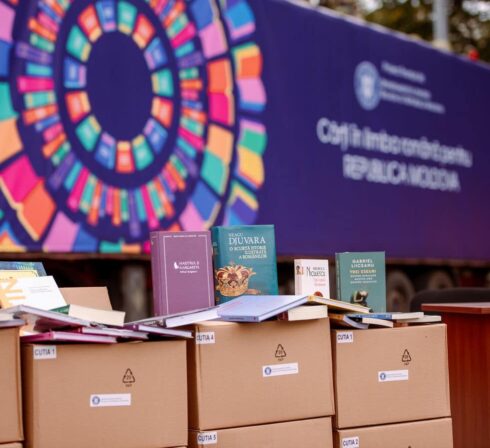 Part of donated books