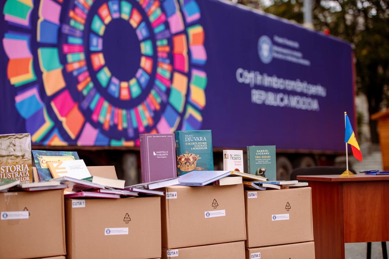 Part of donated books